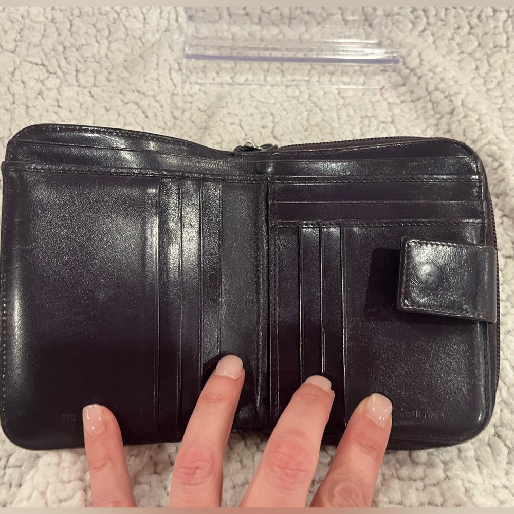 Prada Purple Leather Bifold Wallet - Picture 6 of 14